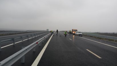 Circulaţie închisă timp de patru zile pe autostrada Timişoara-Lugoj