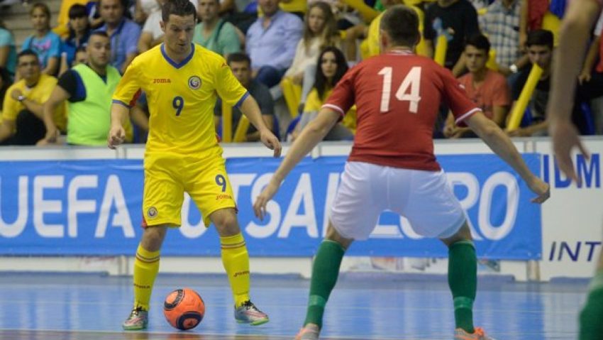 Naţionala de futsal a României, debut cu dreptul în campania de calificare pentru Campionatul Mondial 2016