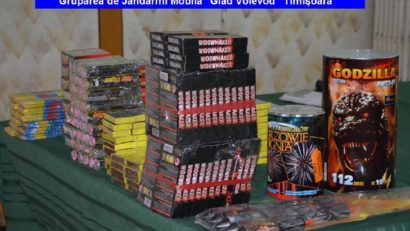 [VIDEO] Captură de artificii interzise la Timişoara