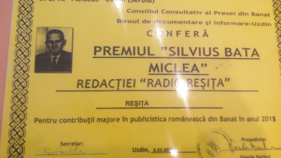 [FOTO] Radio Reşiţa, premiat la Uzdin