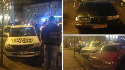 Şef de post de Poliţie din Arad, beat la volan, implicat într-un accident de circulaţie