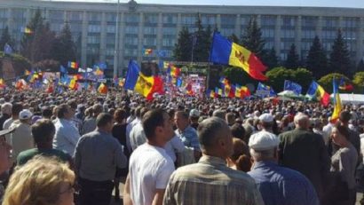 Proteste de amploare la Chişinău