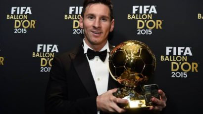 Messi a câşigat pentru a cincea oară trofeul Balonul de Aur