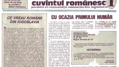 În Serbia „Cuvântul românesc” tace