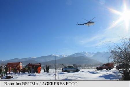 [VIDEO] Operațiune de evacuare a turiștilor blocați la Bâlea Lac cu elicoptere MAI