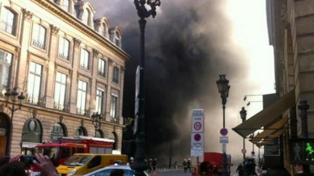 Incendiu puternic la hotelul Ritz din Paris