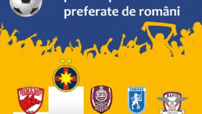 Steaua București este de departe cea mai iubită echipă din România