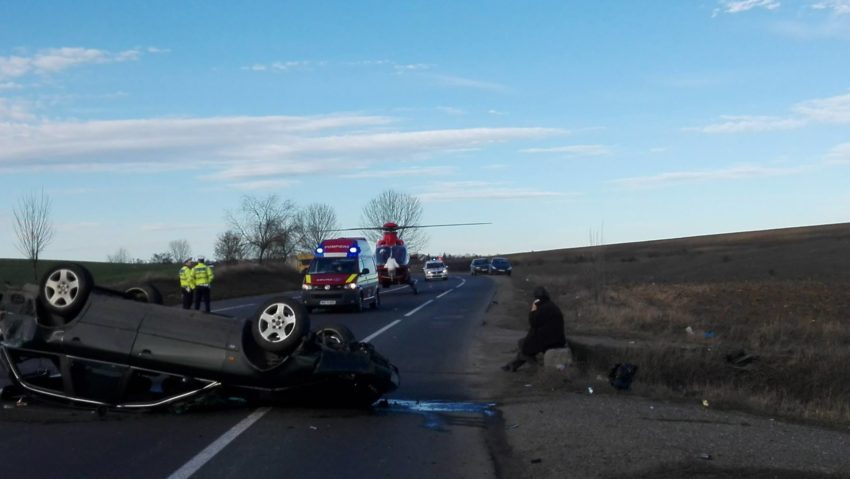 [VIDEO] Accident filmat cu camera de bord