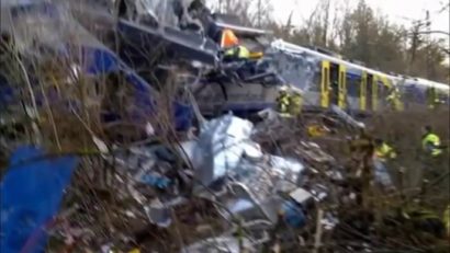 [VIDEO] Accident de tren în Germania: nouă morţi şi 150 de răniţi