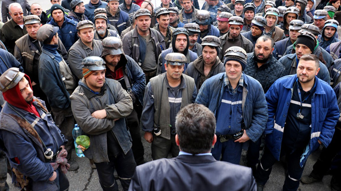 Minerii din Valea Jiului protestează