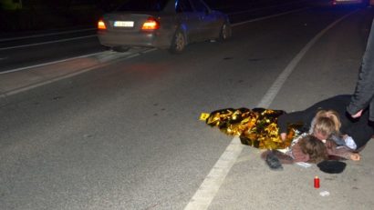 [FOTO] Accident mortal pe centura Lugojului. O femeie şi-a pierdut viaţa sub ochii soţului