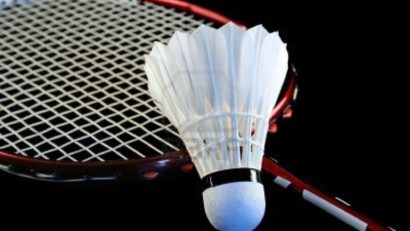 Echipa de badminton de la Şcoala Gimnazială nr. 1 Bocşa, la faza interjudeţeană a Olimpiadei Gimnaziilor