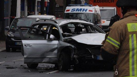 [FOTO] Explozie în trafic la Berlin