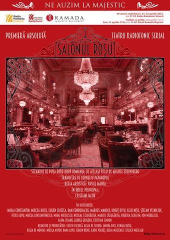 Salonul roşu, în premieră absolută la Teatrul Naţional Radiofonic