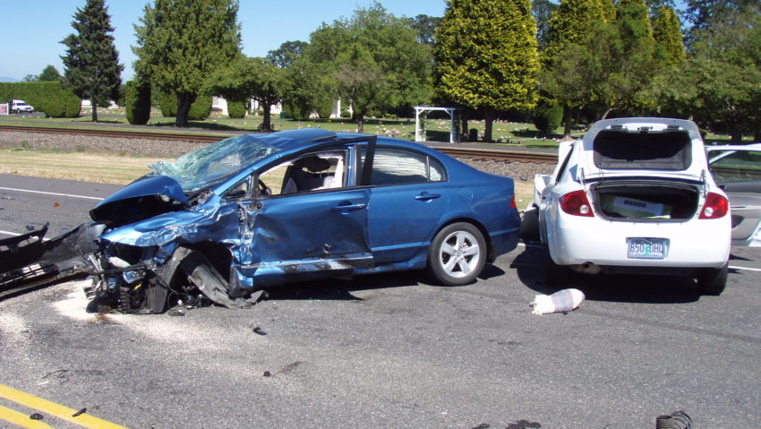 Accident bizar între soţ şi soţie!