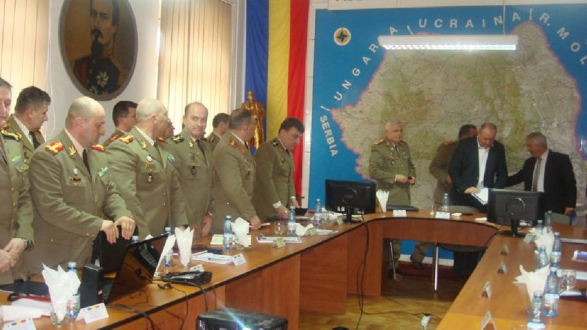 [FOTO] Vizită de lucru la Brigada 18 Infanterie „BANAT“