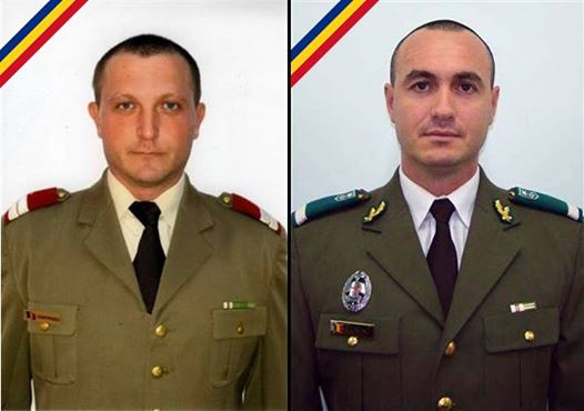 Trupurile celor doi militari români căzuţi la datorie în Afganistan vor fi aduse în ţară