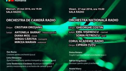 Săptămâna Internaţională a Muzicii Noi la Sala Radio