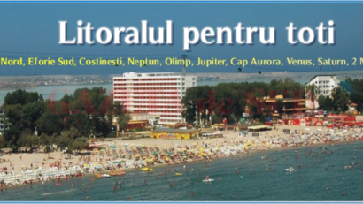 “Litoralul pentru toţi” din nou la START. 8.000 de locuri disponibile la peste 70 de agenţii din toată ţara