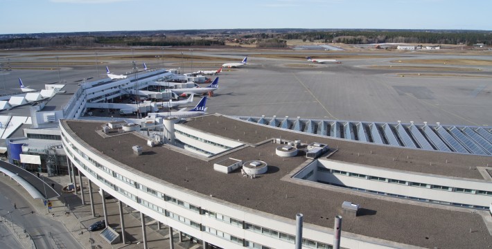 Traficul aerian este întrerupt pe aeroporturile din Stockholm şi Gotheborg