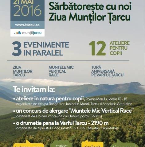 Să sarbătorim împreună Ziua Munţilor Ţarcu, la 21 Mai!