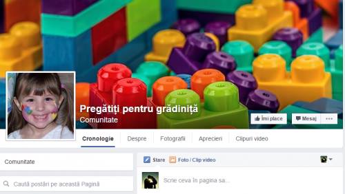 Problemele din grădiniţe pot fi sesizate acum şi pe Facebook