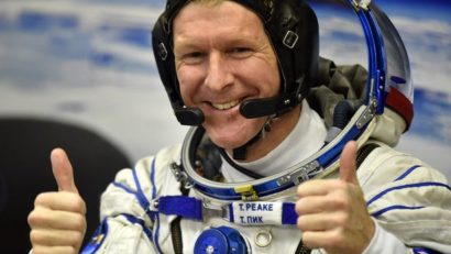 Astronautul britanic Tim Peake se pregăteşte să revină pe Pământ