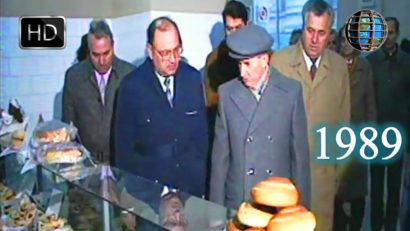 [VIDEO] Momentul în care Ceauşescu vizitează o alimentară, în 1989