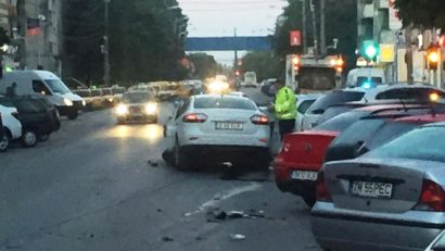 Accident provocat de o soferita beata, la Timisoara