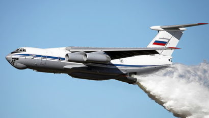 Un avion Il-76 s-a prăbuşit în regiunea Irkutsk din Rusia