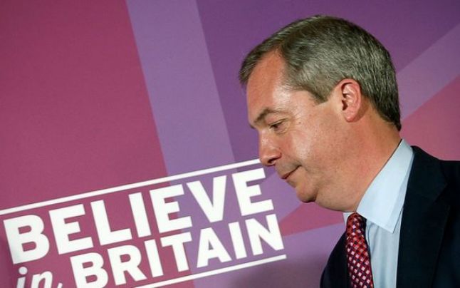 Brexit. Nigel Farage, ironizat pentru fuga mişelească