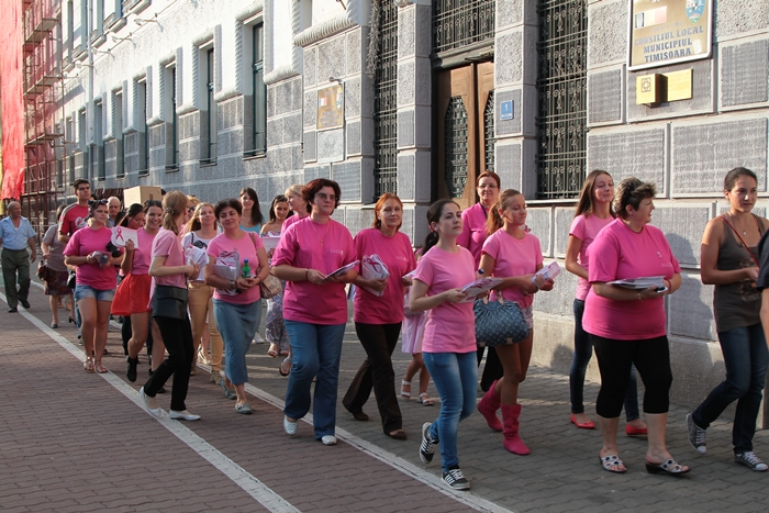 Împreună putem învinge cancerul. Participă la MARȘUL ROZ de la Reșița