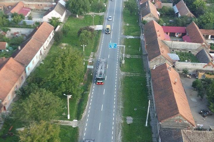 [FOTO] Sancţiuni rutiere date din elicopter. Vizaţi au fost şoferii care au circulat pe DN 6