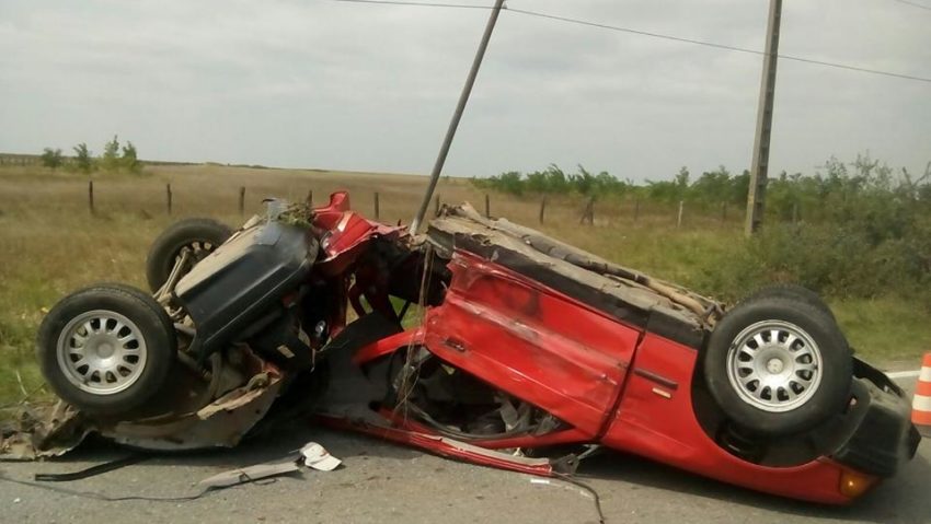 [FOTO] Accident rutier pe DN6 soldat cu patru victime