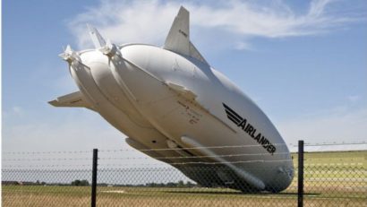 Cea mai lungă aeronavă din lume, Airlander 10, avariată în timpul unui zbor de test