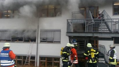 Germania: 22 de persoane au fost rănite într-un incendiu la un centru pentru refugiați