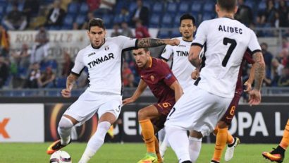 Astra Giurgiu a fost surclasată de AS Roma