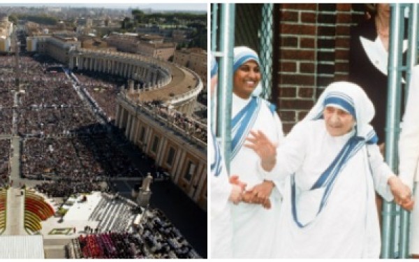 [FOTO] Moment istoric la Vatican: Maica Tereza a fost declarată Sfântă