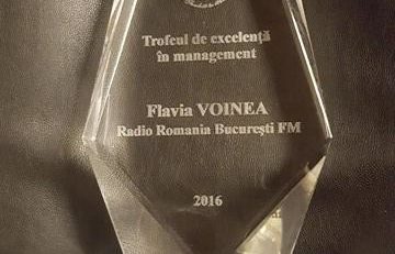 Bucureşti fm a primit Trofeul de Excelenţă, pentru rezultate deosebite