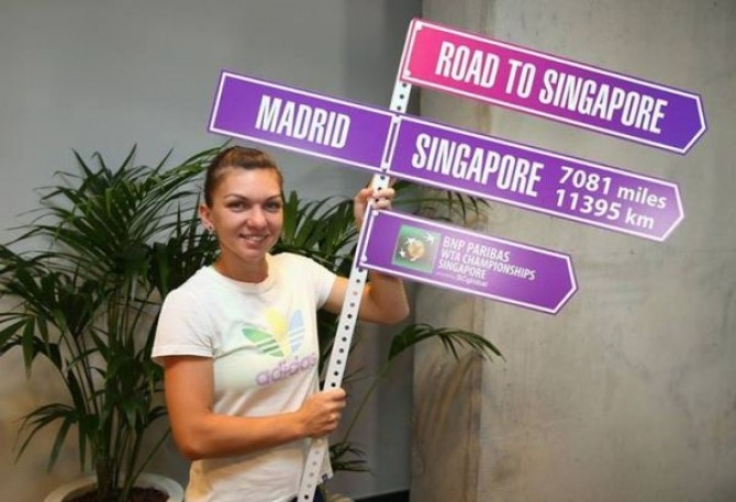 Simona Halep a făcut un tur de prezentare la Singapore: „Fiecare partidă e ca o finală”