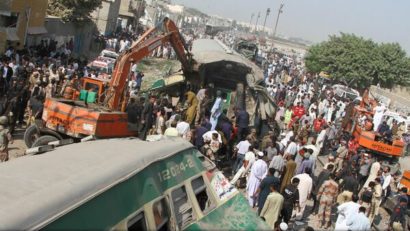 Accident de tren, soldat cu cel puțin 11 morți în Pakistan