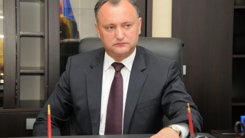 Igor Dodon este președintele Moldovei