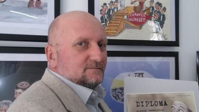 Umorul, o cale de-aţi vindeca sufletul: caricaturistul Cristian Vecerdea se alătură proiectului „Muzică pentru viaţă”