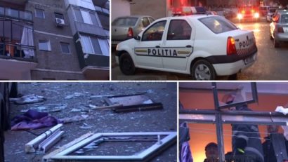 EXPLOZIE într-un bloc din Arad, sâmbătă dimineaţă. Un bărbat a fost rănit