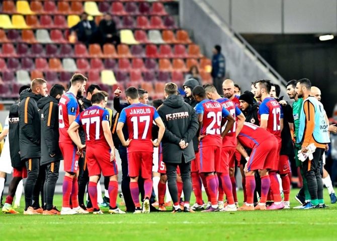 Steaua a fost eliminată de CS Mioveni din Cupa României, la loviturile de departajare