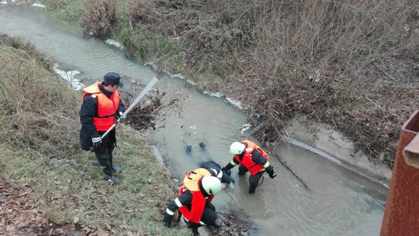 [FOTO] Descoperire șocantă într-un sat din Timiș. Cadavrul unui bărbat a fost găsit plutind