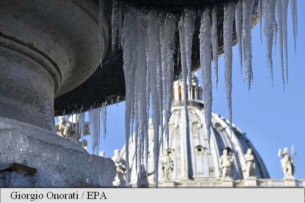 Europa, sub un val de frig polar: 12 morţi în Italia şi Polonia, temperaturi record la Moscova