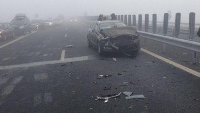 [FOTO] Carambol pe autostrada A1, în vama Nădlac