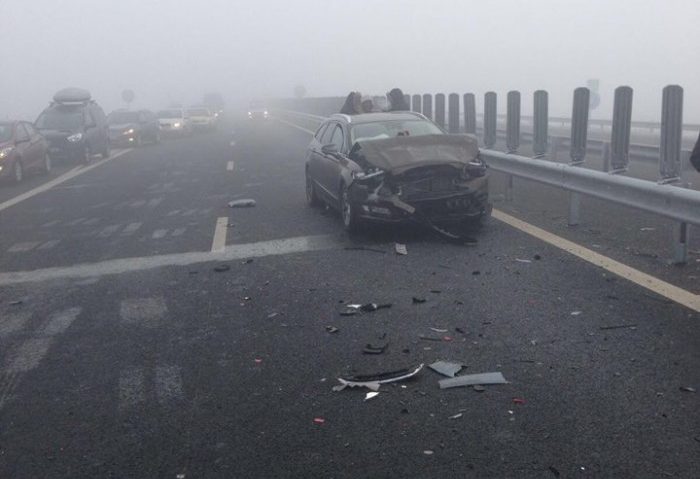 [FOTO] Carambol pe autostrada A1, în vama Nădlac