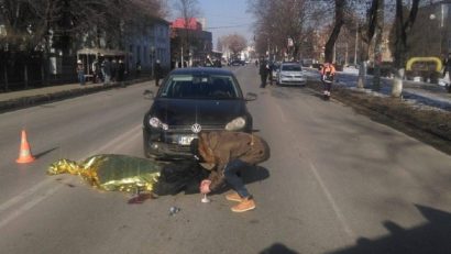 O nouă tragedie: A murit în timp ce traversa neregulamentar, prin spatele unor maşini